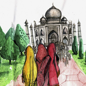 Taj Mahal- The Sketchbook Project by The Brooklyn Art Library (NY)